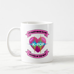 Mug KPop Heart Sound Rhythm Music Beat Fan Design