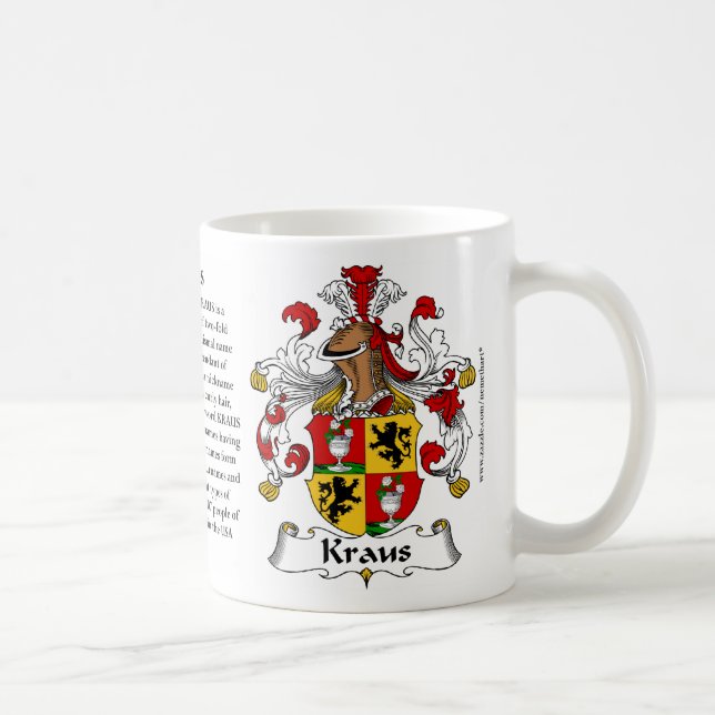 Mug Kraus, l'origine, la signification et la crête (Droite)