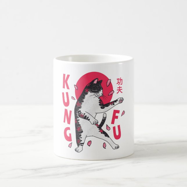 Mug Kung Fu Cat (Centre)
