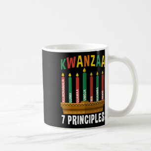 Mug Kwanzaa 7 Principes Bougies Kinara Pan Africains P