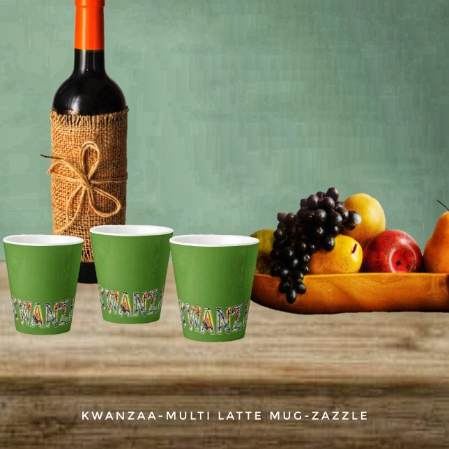 Mug Kwanzaa-Latte Multi (Créateur téléchargé)