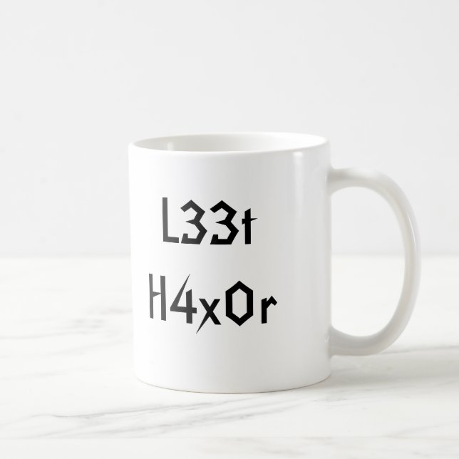 Mug L33t H4x0r, L33t H4x0r (Droite)