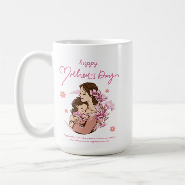Mug "L’Embrace de la mère - Joyeux Art de la fête des  (Gauche)