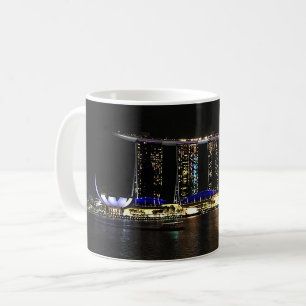 Mug La baie de la marina de Singapour, sable n°1