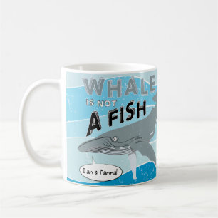 Mug La baleine n'est pas un poisson