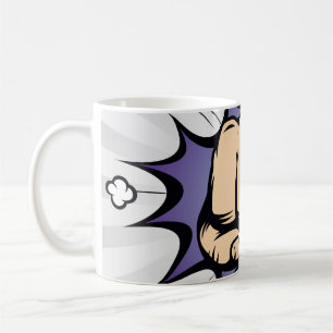 Mug La bande dessinée pop art bulle design. illustrati