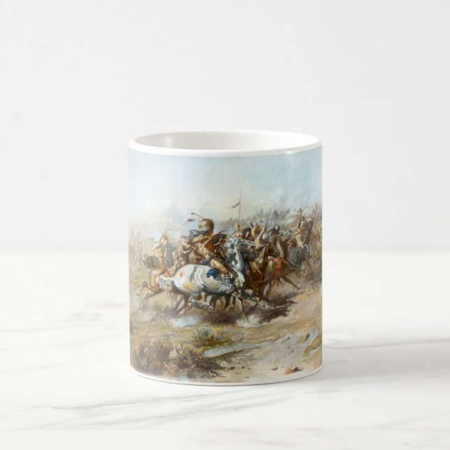 Mug La bataille de Custer Charles Marion Russell (Centre)
