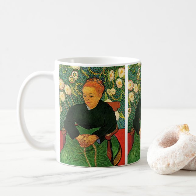 Mug La Berceuse (Augustine Roulin) par Vincent van Gog (Avec donut)