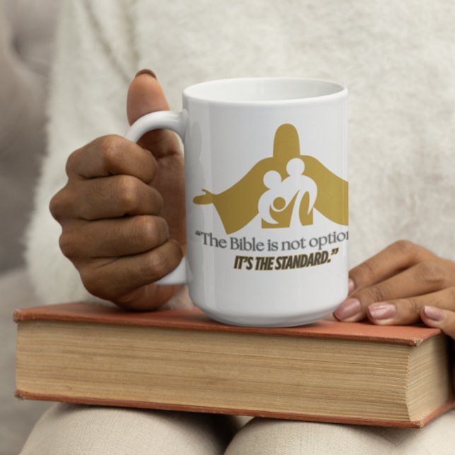 Mug La Bible n'est pas la foi chrétienne optionnelle (Créateur téléchargé)