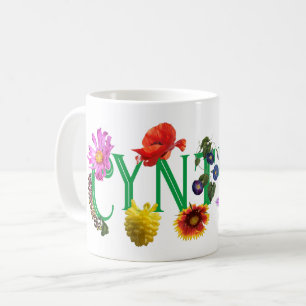 Mug La boue classique des Fleurs sauvages de Cynthia