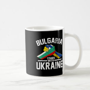 Mug La Bulgarie soutient l'Ukraine Ukrainien Bulgare F