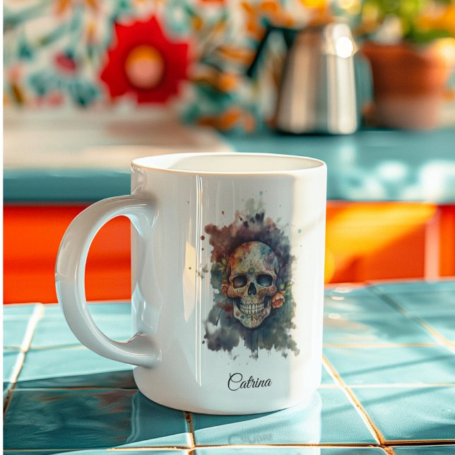 Mug La Calavera Hermosa, sur mesure (Créateur téléchargé)