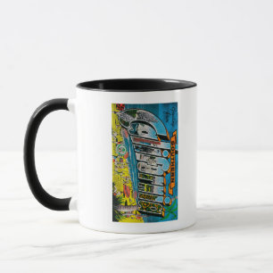 Mug La Californie du sud - grandes scènes de lettre