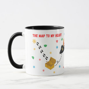 Mug La carte de mon coeur Valentine Romantique cadeau