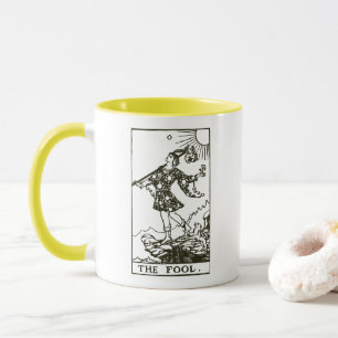 Mug La carte fou Tarot