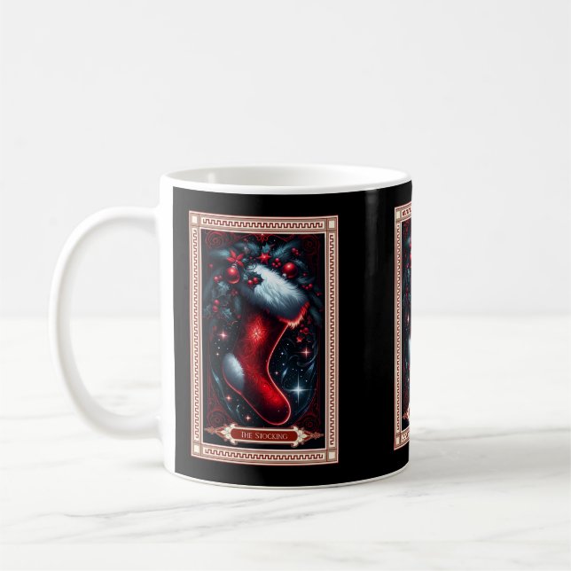 Mug La carte Tarot Stocker de Noël (Gauche)