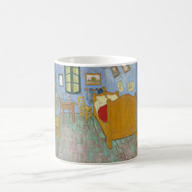 Mug La chambre à coucher par Vincent van Gogh (Centre)