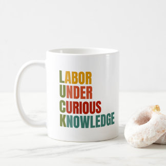Mug La chance. Travailler sous une connaissance curieu