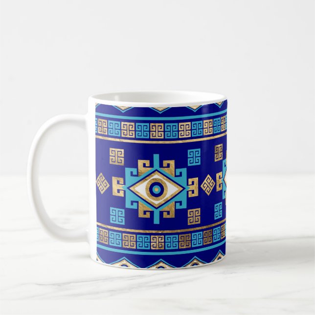 Mug La clé du méandre grec et l'oeil malin (Gauche)