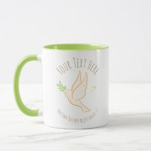 Mug La colombe de la paix. Mouvement contre la guerre