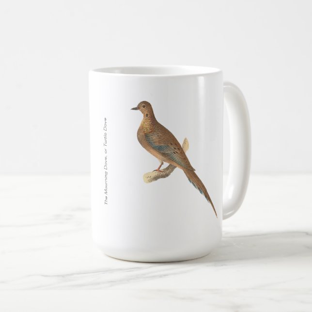 Mug La colombe en deuil (tourterelle de Caroline) NY B (Devant droit)