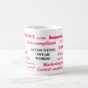 Mug La comptabilité de dames jurent des mots ! !