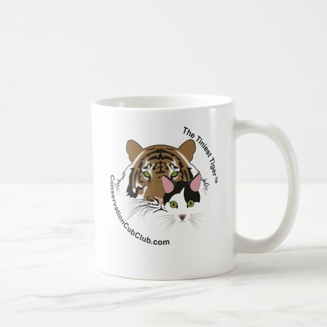 Mug La conservation CUB du tigre le plus minuscule (Droite)