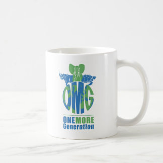 Mug La couleur de logo d'OMG, sauvent le