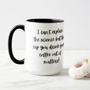 Mug La Coupe Que Vous Buvez Du Café À Partir De Matièr