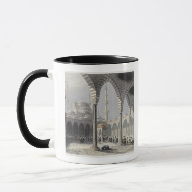 Mug La cour de la mosquée du sultan Achmet, Istanbul (Gauche)