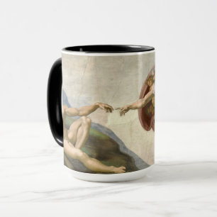 Mug La création d'Adam par Michel-Ange