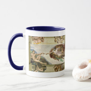 Mug La Création de l'Homme par Michel-Ange (Création d