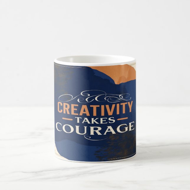 Mug La créativité exige du courage (Centre)