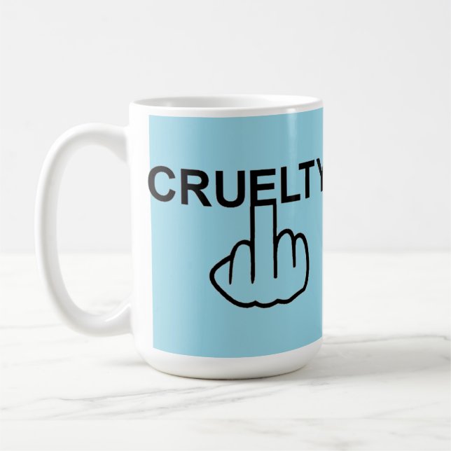 Mug La Cruauté Qui Se Déverse Sur Les Oiseaux De Boue  (Gauche)