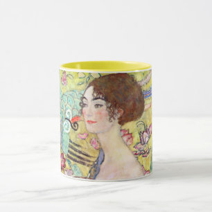 Mug La Dame avec le ventilateur de Gustav Klimt, le Ja