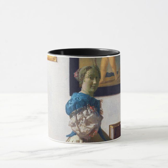 Mug La dame debout dans une virginale, Johannes Vermee (Centre)