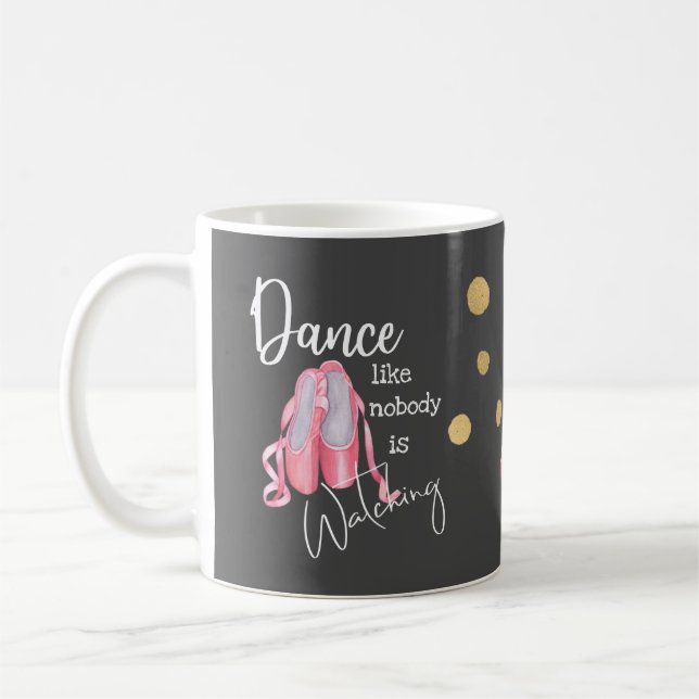 Mug La danse comme personne ne regarde les chaussures  (Gauche)