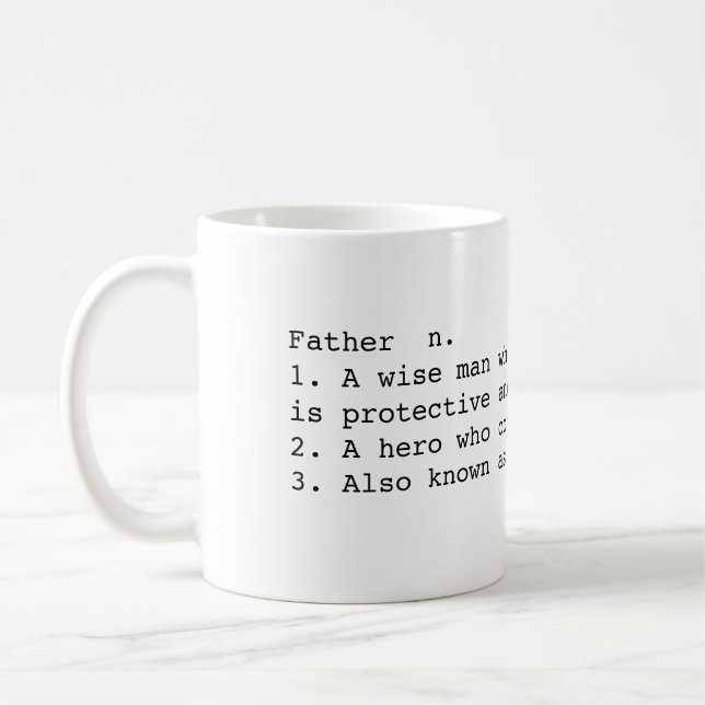 Mug La définition du papa (Gauche)