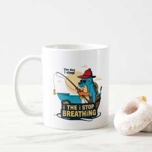 Mug La détermination d'un pêcheur