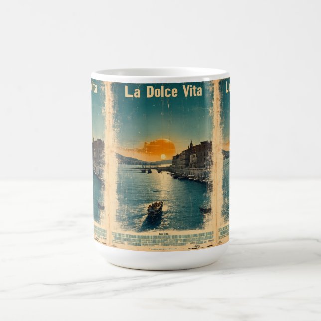 Mug . La Dolce Vita - Inspired by 1960s Posters (Centre)