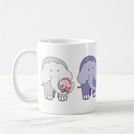 Mug La famille des éléphants