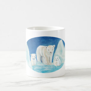 Mug La famille des ours polaires