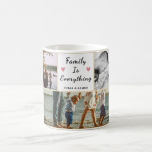 Mug La Famille Est Tout - Personnalisé 5 Photo