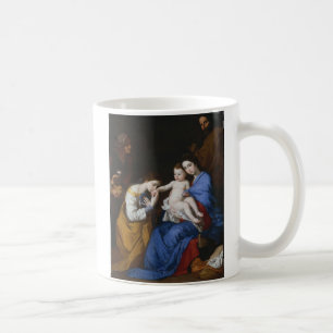 Mug La famille sainte avec des saints Anne et