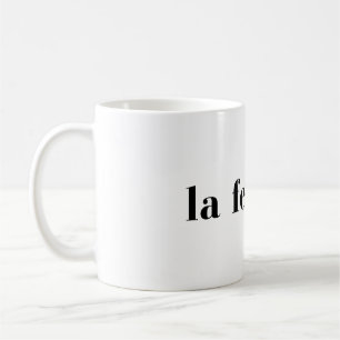 Mug La Femme Chic Design de Style Français Féminin