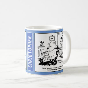 Mug La femme revient de la dépense de magasinage en li