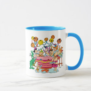 Mug La fête d'anniversaire des Flintstones  
