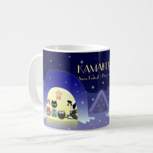 Mug La fête de neige d'Edo-Neko