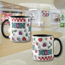 La fête des mères "Mug à effet 3D" 