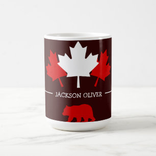 Mug La Feuille d'érable du Canada, Joyeuse fête du Can